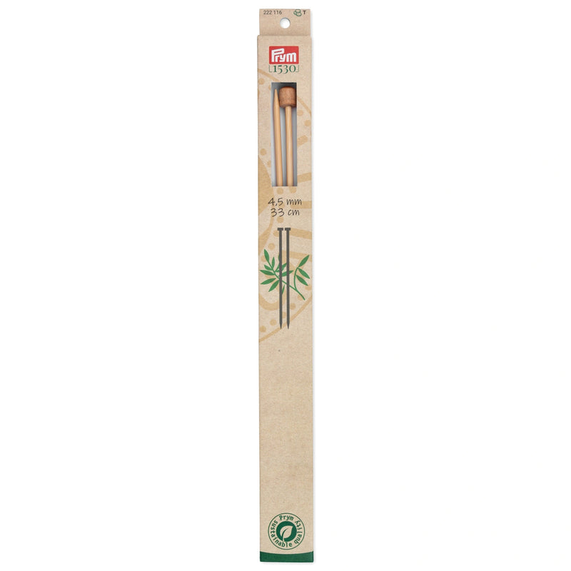 Load image into Gallery viewer, 222116|Prym 13" Single Point Bamboo Knitting Needles, 4.5mm