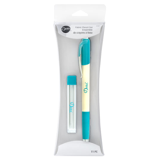 3107|Dritz Mechanical Fabric Pencil Set, 0.9mm, White