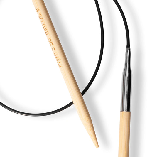 222519|Prym 24" (60 cm) Circular Bamboo Knitting Needles, US 9 (5.5 mm)