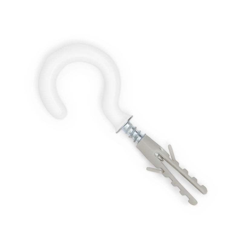 Load image into Gallery viewer, 44333|Dritz 1-1/2" Tieback Holder Set, White, 2 Sets