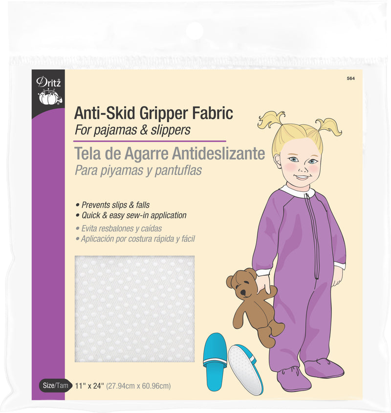 Load image into Gallery viewer, 564|Dritz Anti-Skid Gripper Fabric, White, 11" x 24"