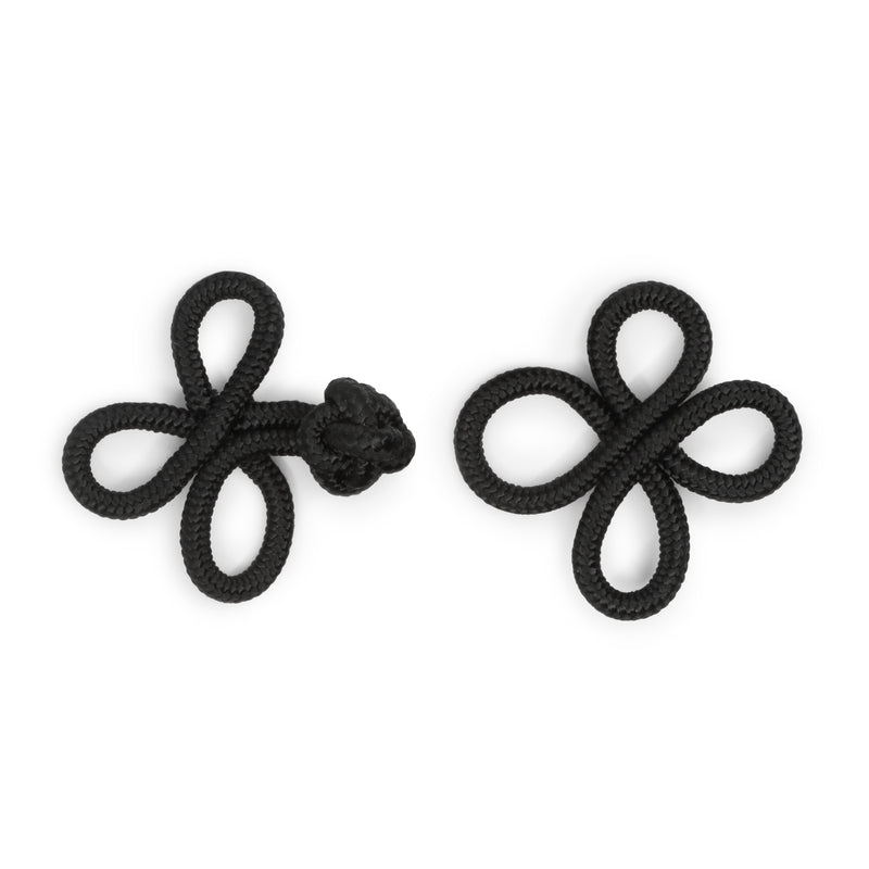 Load image into Gallery viewer, 501|Dritz 4" Frog Closure Set, Black