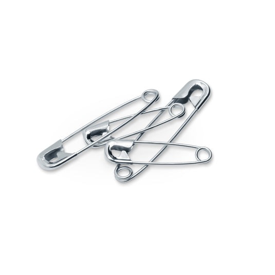 72-66|Dritz Safety Pins, Assorted Sizes, Nickel, 10 pc