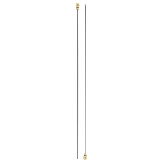 191458|Prym 14" Single Point Aluminum Knitting Needles, 2.75mm