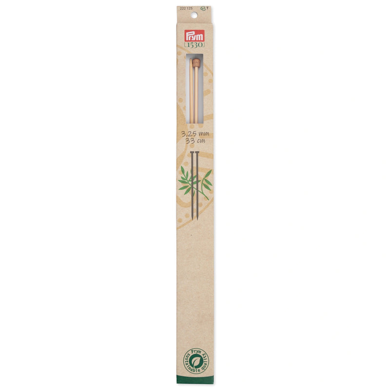 Load image into Gallery viewer, 222125|Prym 13" Single Point Bamboo Knitting Needles, 3.25mm