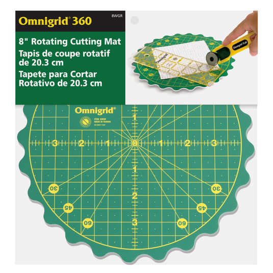 8WGR|Omnigrid 360 ROTATING CUTTING MAT, 8