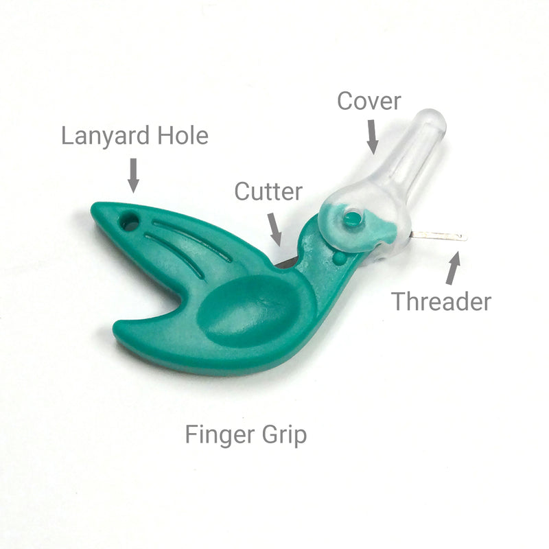 Load image into Gallery viewer, BK166|Dritz Hummingbird Needle Threaders, Green, 12 pc