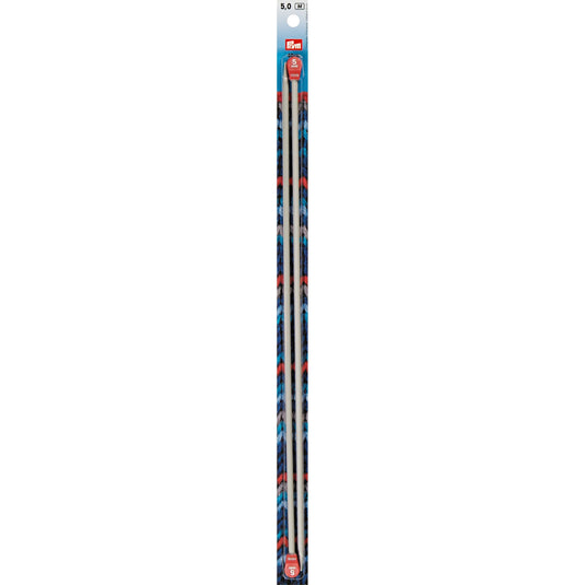 191478|Prym 16" Single Point Aluminum Knitting Needles, 5mm