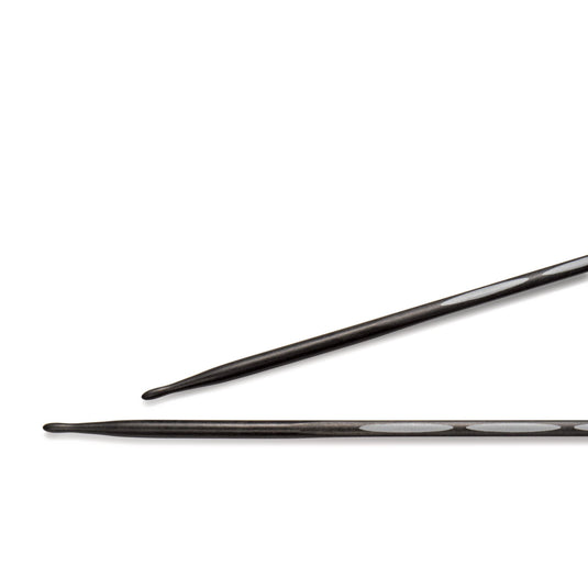 194182|Prym 6" Ergonomic Double Point Knitting Needles, Carbon, 3mm