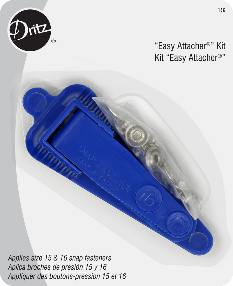 Load image into Gallery viewer, 16K|Dritz "Easy Attacher" Kit for Size 15 &amp; 16 Snap Fasteners
