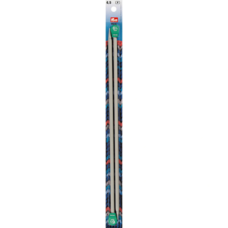 Load image into Gallery viewer, 191471|Prym 14" Single Point Aluminum Knitting Needles, 6.5mm