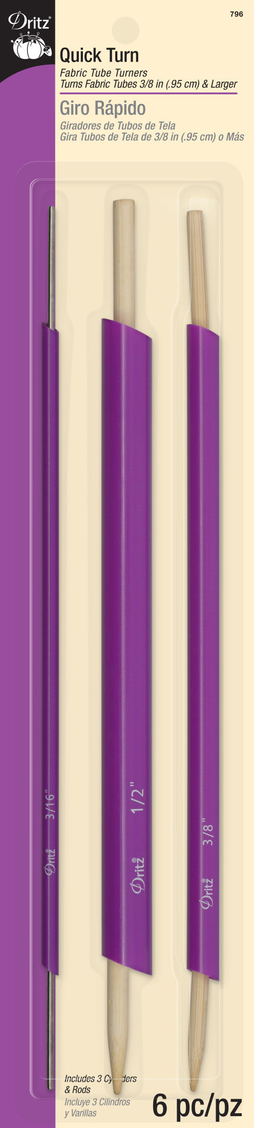 Load image into Gallery viewer, 796|Dritz Quick Turn Fabric Tube Turners