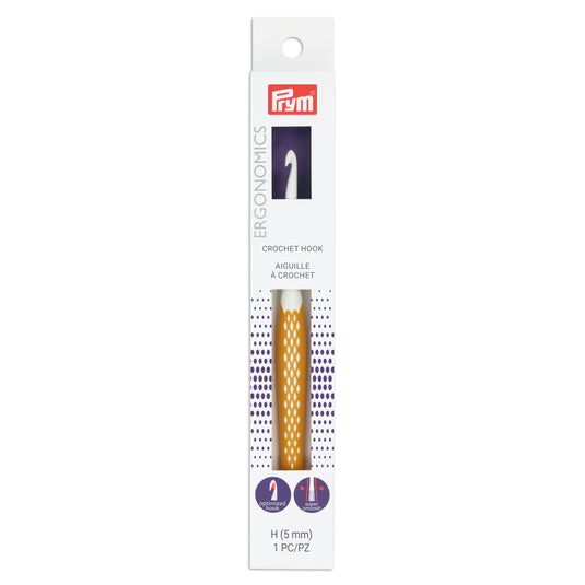57204|Prym Ergonomic Crochet Hook, US H (5mm)