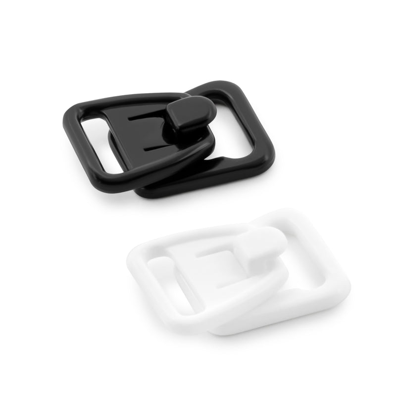 Load image into Gallery viewer, 56698-38-66|Dritz Nursing Bra Clips, Black &amp; White, 4 Sets, 3/8"