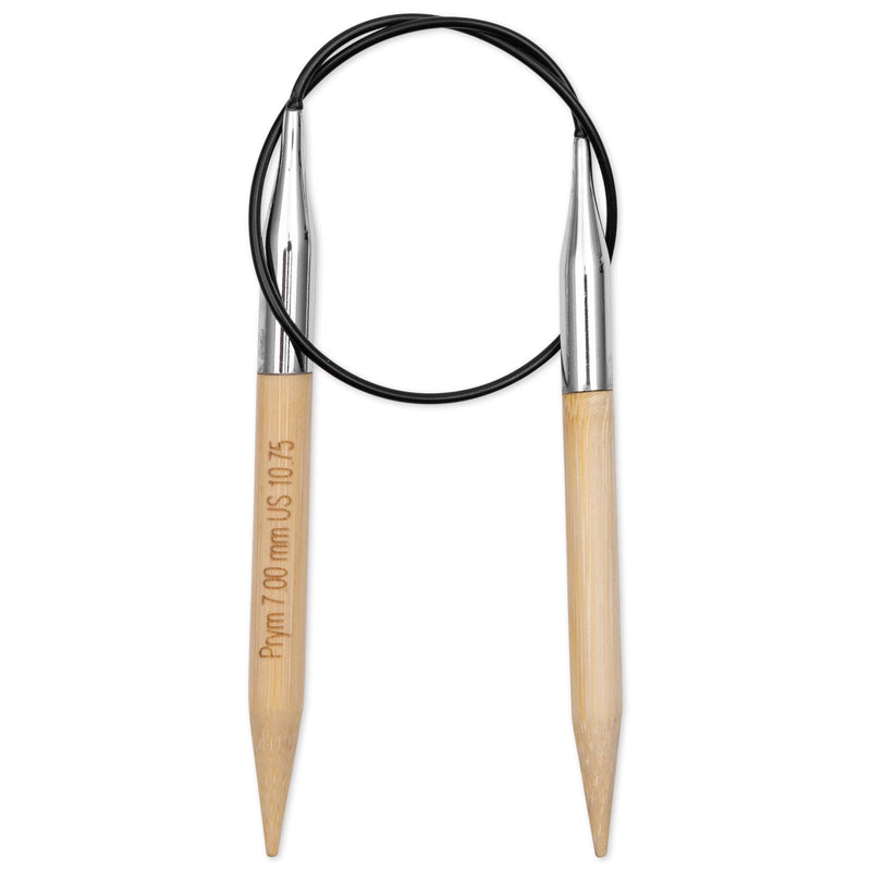 Cargue la imagen en el visor de la galería, 222531|Prym 16" (40 cm) Circular Bamboo Knitting Needles (7 mm)