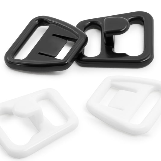 56698-38-66|Dritz Nursing Bra Clips, Black & White, 4 Sets, 3/8"