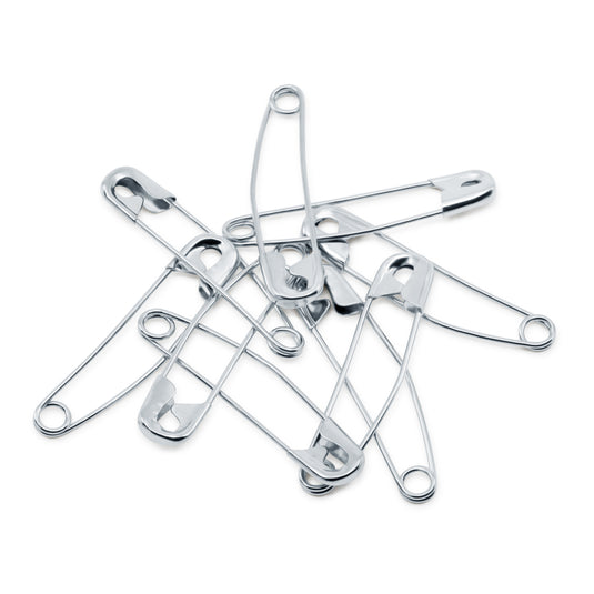 3031|Dritz 1-1/2" Curved Basting Pins, Nickel, 75 pc