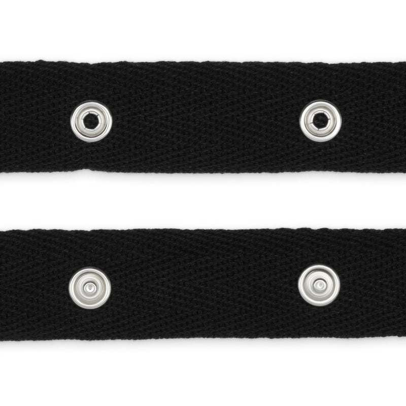 Load image into Gallery viewer, 28607-1|Dritz Snap Tape with Metal Snaps, Black, 8 yd