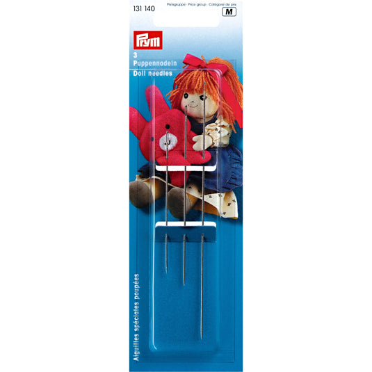 131140|Prym Doll Hand Needles, Assorted, 3 pc