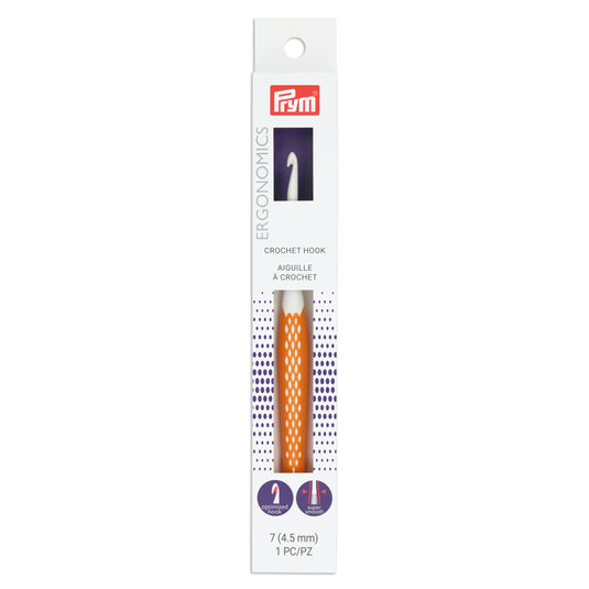 57203|Prym Ergonomic Crochet Hook, US 7 (4.5mm)