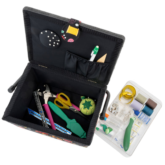 Z10051-22259|Dritz Rectangular Sewing Basket, Large