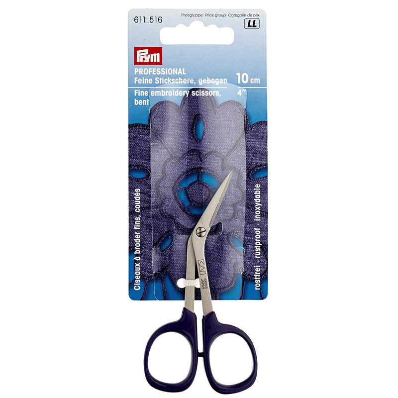 Load image into Gallery viewer, 611516|Prym 4" Professional Curved Embroidery Scissors