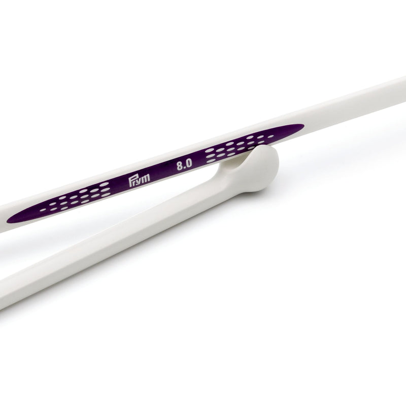 Cargue la imagen en el visor de la galería, 190311|Prym 12" Ergonomic Single Point Knitting Needles, 8mm