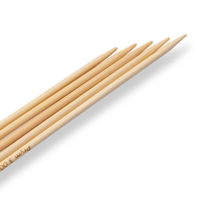 Load image into Gallery viewer, 222212|Prym 8" Double Point Bamboo Knitting Needles, 3mm
