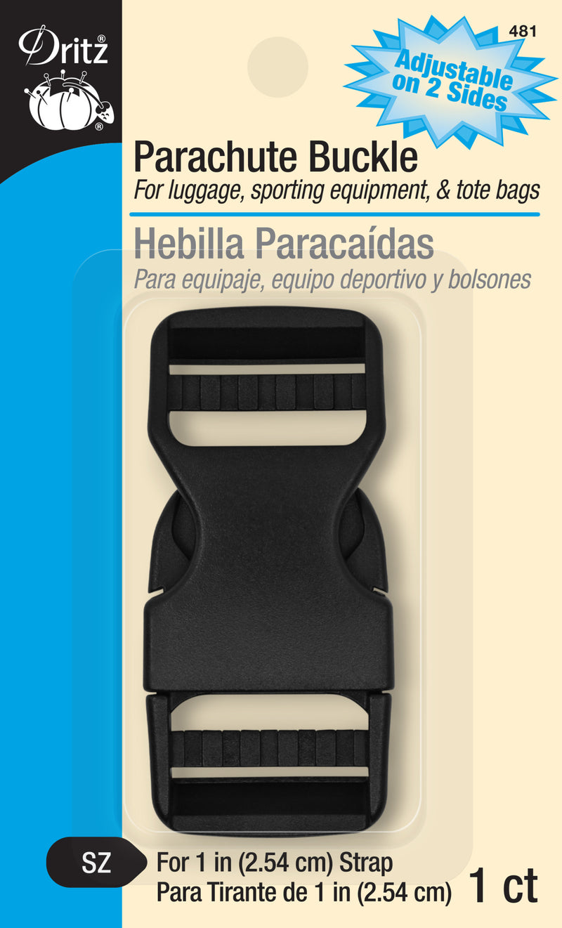 Load image into Gallery viewer, 481|Dritz 1" Parachute Buckle, Black