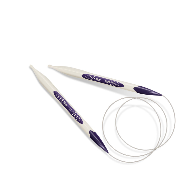 Load image into Gallery viewer, 57091|Prym 32" Ergonomic Circular Knitting Needles, US 15 (10mm)