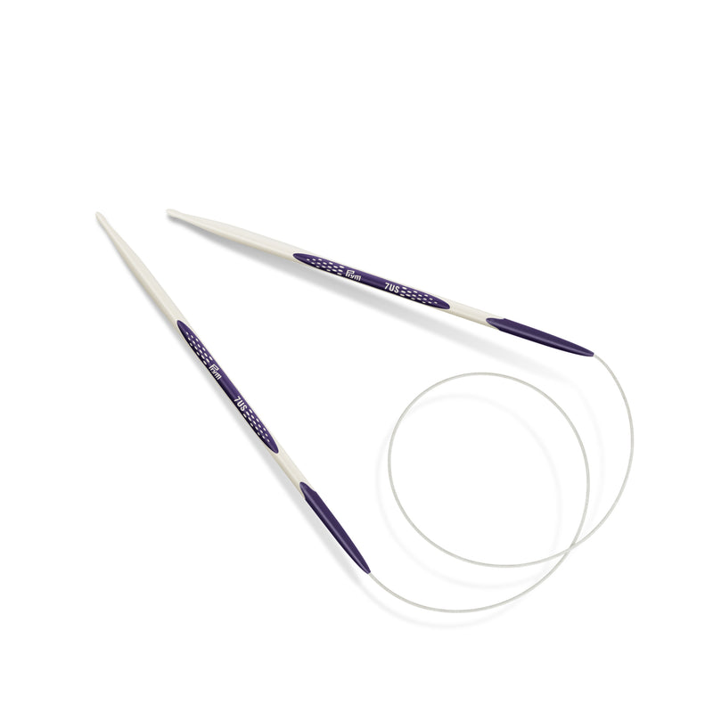 Cargue la imagen en el visor de la galería, 57078|Prym 24" Ergonomic Circular Knitting Needles, US 7 (4.5mm)