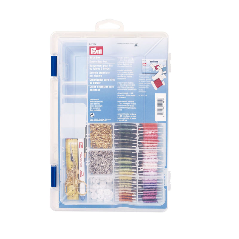 Load image into Gallery viewer, 611982|Prym Embroidery Box, Clear, 23 Compartments