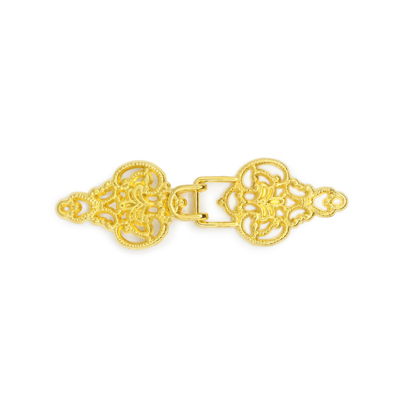Load image into Gallery viewer, 499|Dritz Filigree Hook &amp; Eye, 1 pc, Gold