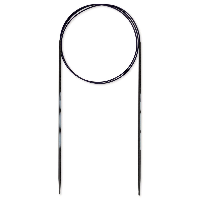 Cargue la imagen en el visor de la galería, 215301|Prym 32" Ergonomic Circular Knitting Needle, Carbon, 2.5mm