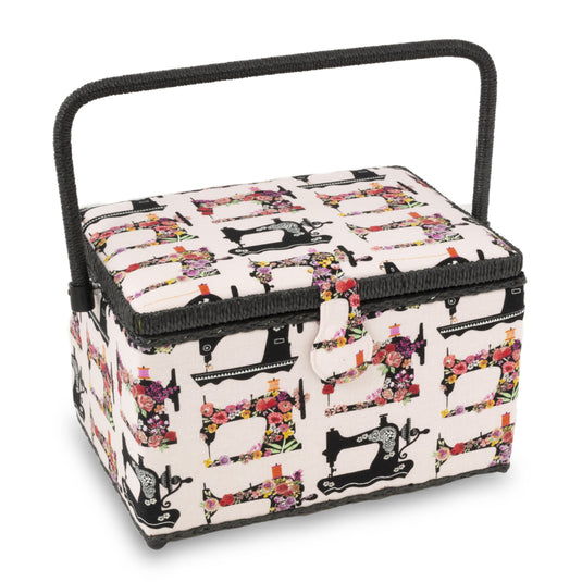 Z10051-221|Dritz Rectangular Sewing Basket, Large