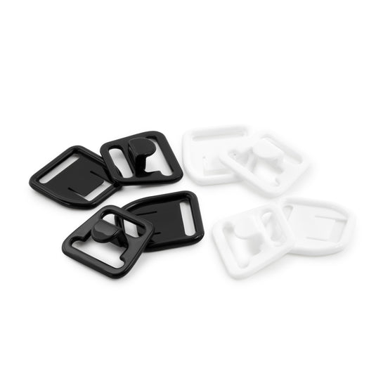 56698-12-66|Dritz Nursing Bra Clips, Black & White, 4 Sets, 1/2"