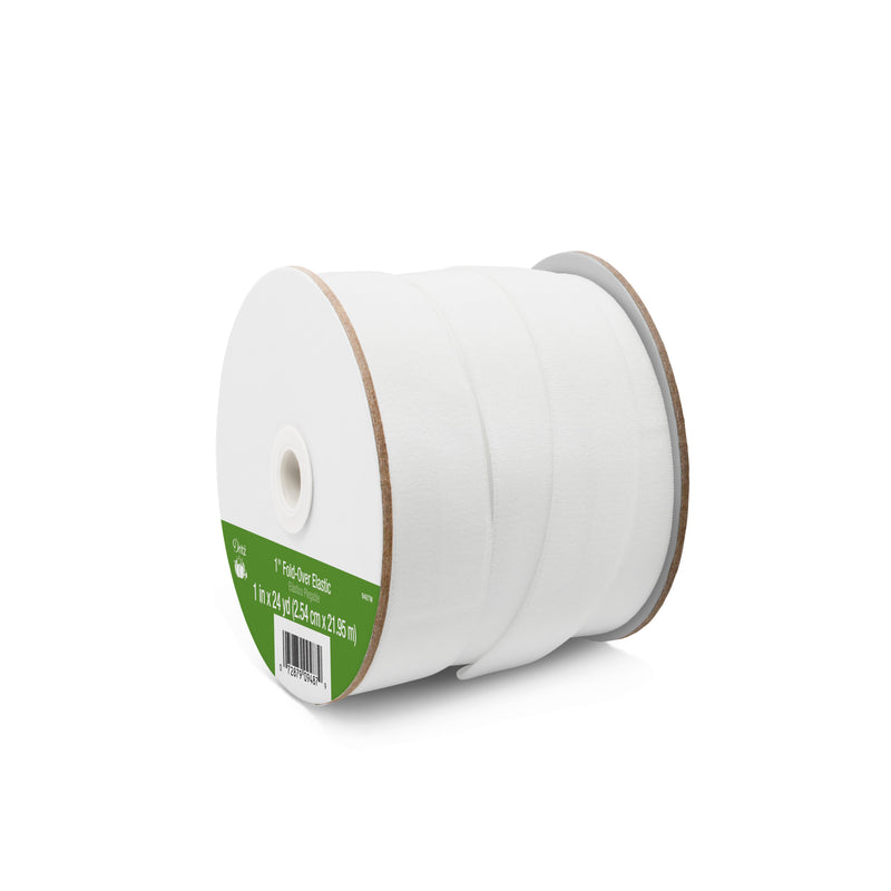 Cargue la imagen en el visor de la galería, 9487W|Dritz 1" Fold-Over Elastic, White, 24 yd