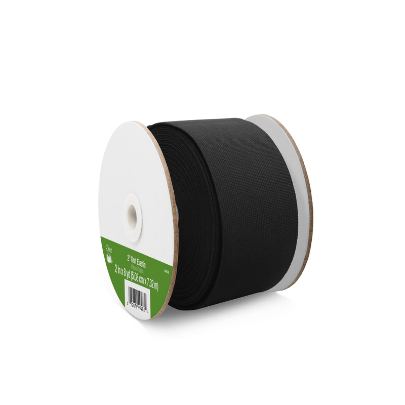 Cargue la imagen en el visor de la galería, 9483B|Dritz 2" Knit Elastic, Black, 8 yd