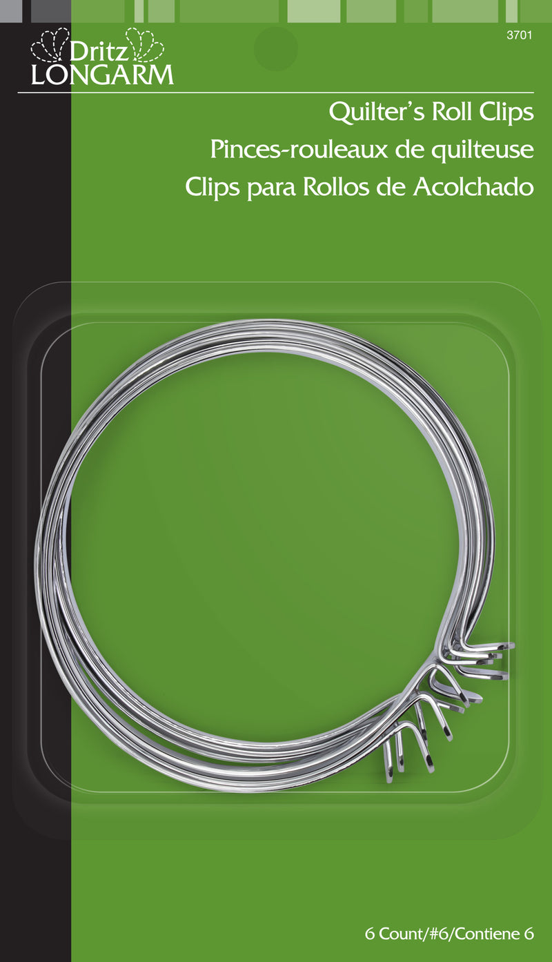 Load image into Gallery viewer, 3701|Dritz Quilters Roll Clips, 6 pc