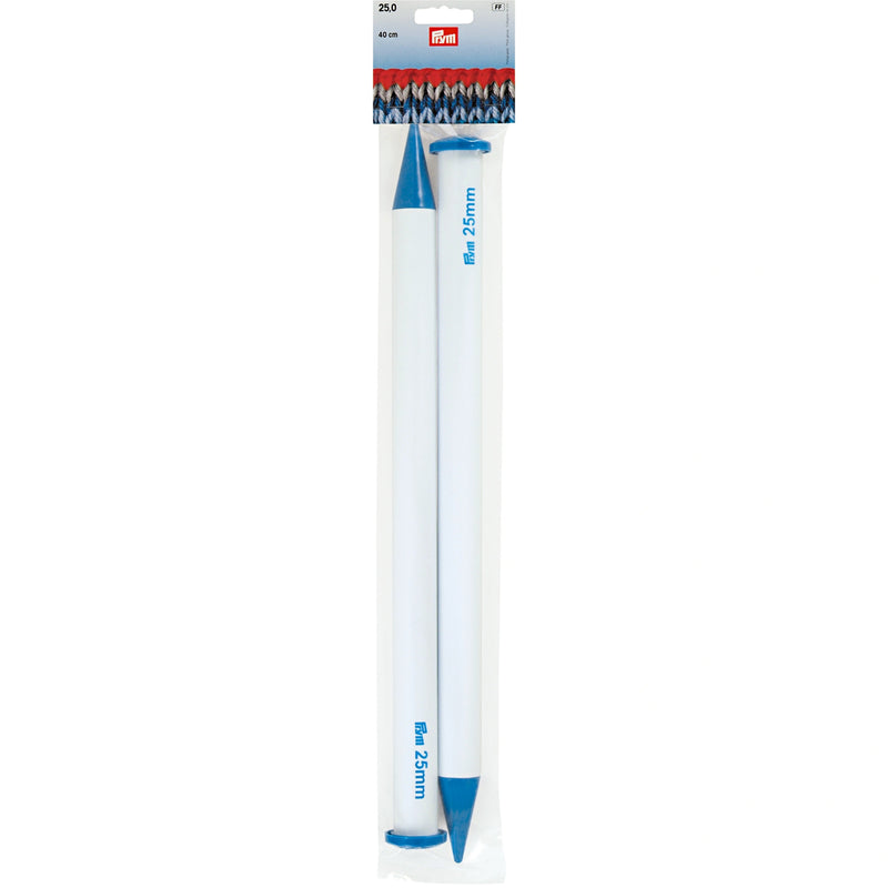 Load image into Gallery viewer, 218236|Prym 16" Single Point Plastic Knitting Needles, 25mm