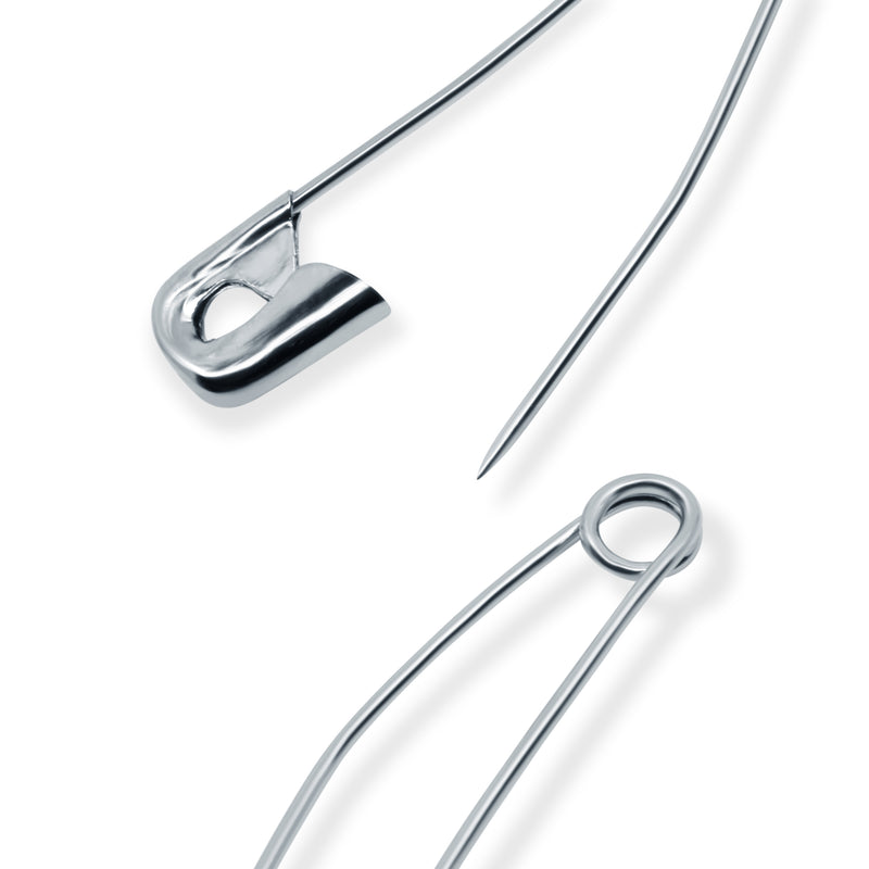 Load image into Gallery viewer, 7216|Dritz 1-1/2" Curved Safety Pins, Nickel, 40 pc