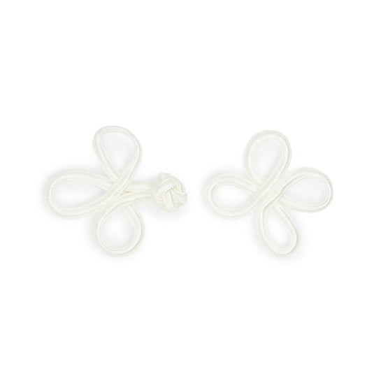 497|Dritz 3" Frog Closure Set, White