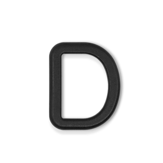 456|Dritz 1" D-Rings, Black, 2 Count, Black, 2 pc