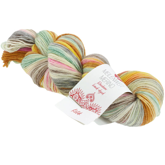 28297007|Lana Grossa Hand Dyed Meilenweit 100 Merino Rainbow Yarn, Kotak