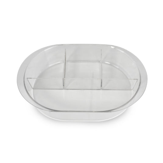 CP21-TRAY|Dritz Oval Sewing Basket Replacement Tray, Small