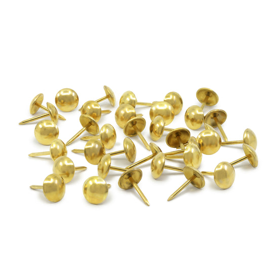9009|Dritz 3/8" Smooth Decorative Nails, Brass, 36 pc