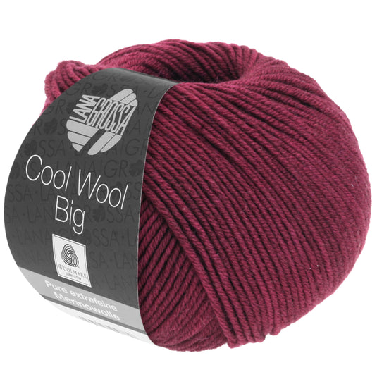 0641000|Lana Grossa Cool Wool Big Yarn, Burgundy