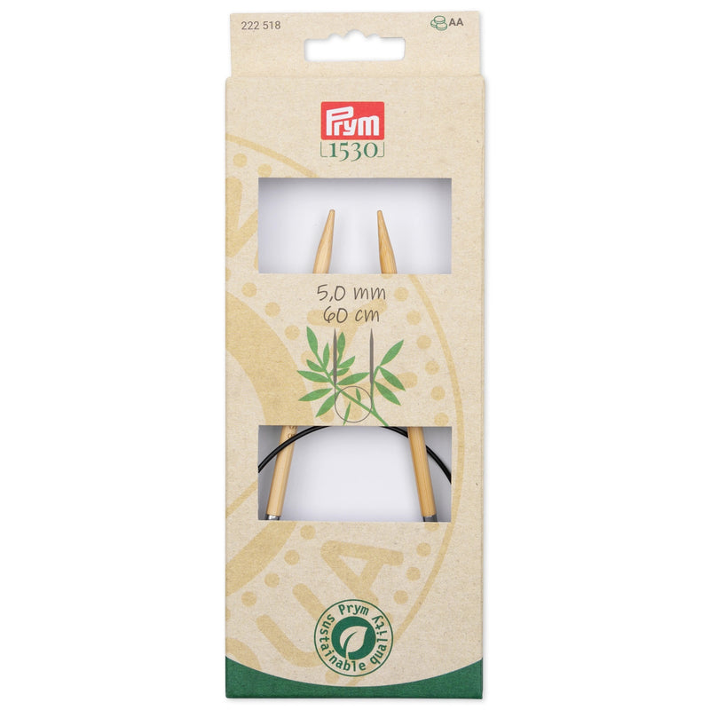 Load image into Gallery viewer, 222518|Prym 24" (60 cm) Circular Bamboo Knitting Needles, US 8 (5 mm)