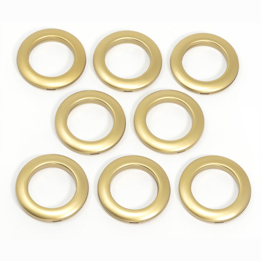 44365|Dritz 1-9/16" Plastic Curtain Grommets, Brass, 8 Sets