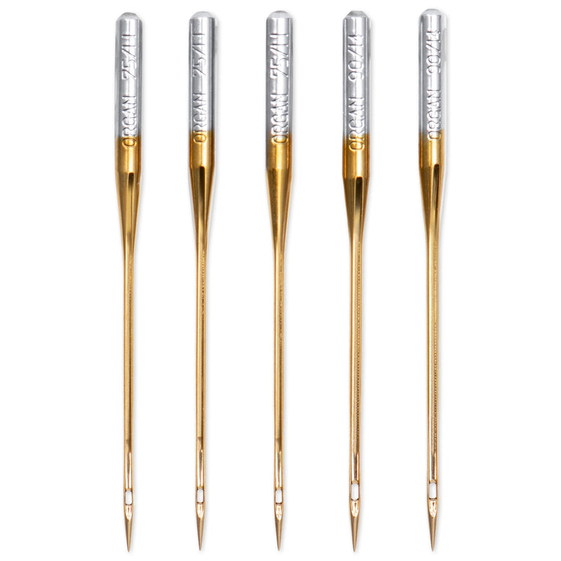 Cargue la imagen en el visor de la galería, 154936|Prym Embroidery Sewing Machine Needles, Sizes 11+14 (No. 75+90), 5 pc